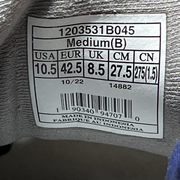 Brooks Adrenaline GTS 22 Women's Size 10.5 Alloy Blue Running Shoes 1203531B045 - Picture 16 of 16